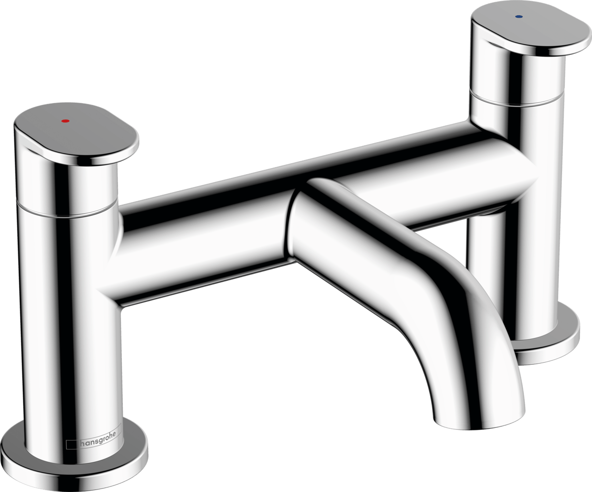 Hansgrohe Vernis Blend 2 - hole Rim Mounted Bath Mixer - Chrome - 71442000 - TAP 'N' SHOWER