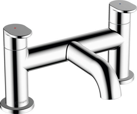 Hansgrohe Vernis Blend 2 - hole Rim Mounted Bath Mixer - Chrome - 71442000 - TAP 'N' SHOWER