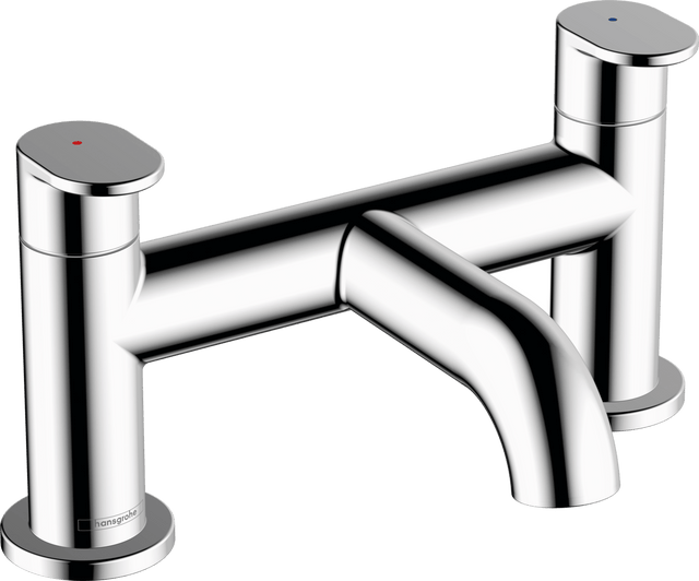 Hansgrohe Vernis Blend 2 - hole Rim Mounted Bath Mixer - Chrome - 71442000 - TAP 'N' SHOWER