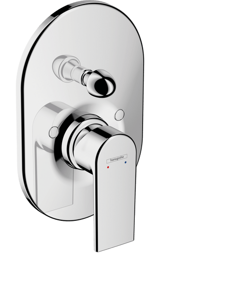 Hansgrohe Vernis Shape Single Lever Bath Mixer For Concealed Installation - Chrome - 71458000 - TAP 'N' SHOWER