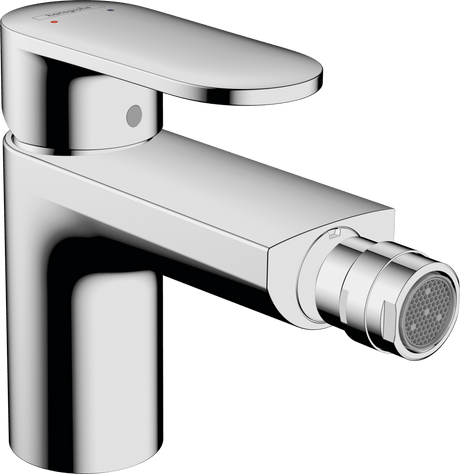Hansgrohe Vernis Blend Single Lever Bidet Mixer With Metal Pop - up Waste Set - Chrome - 71218000 - TAP 'N' SHOWER