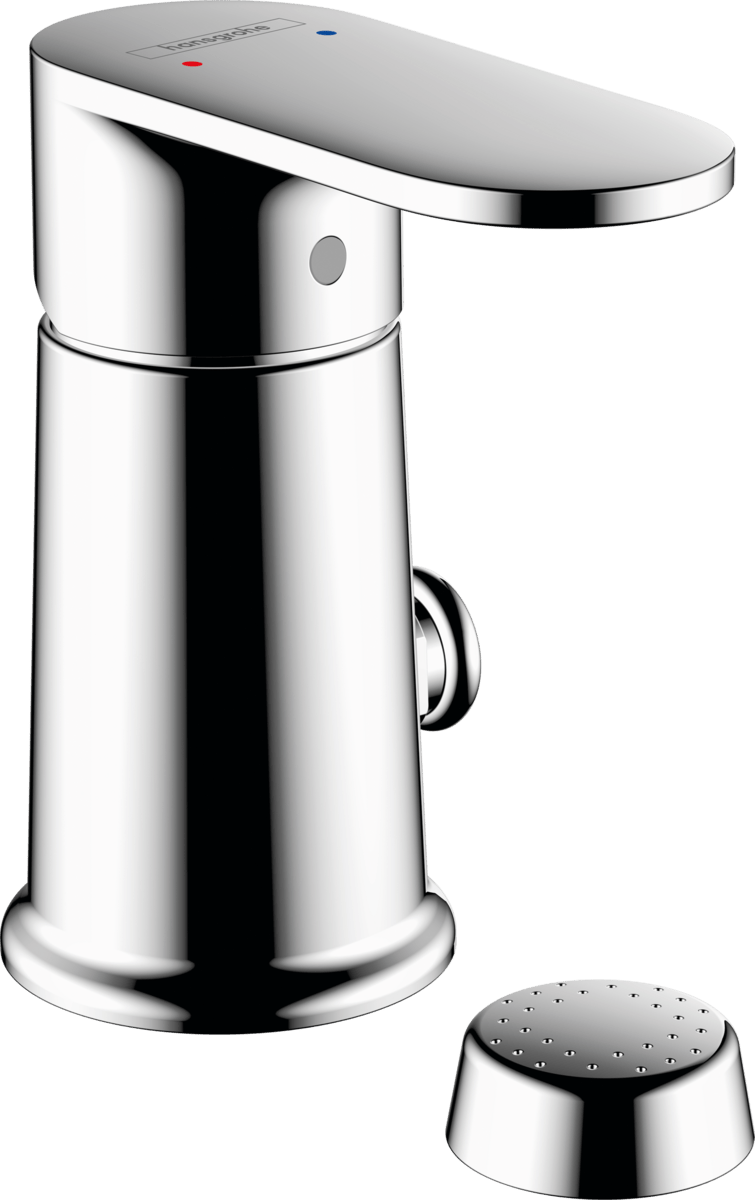 Hansgrohe Vernis Blend Bidet Set With Vertical Spray - Chrome - 71214000 - TAP 'N' SHOWER