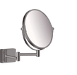 Hansgrohe Addstoris Shaving Mirror - Brushed Black Chrome - 41791340 - TAP 'N' SHOWER