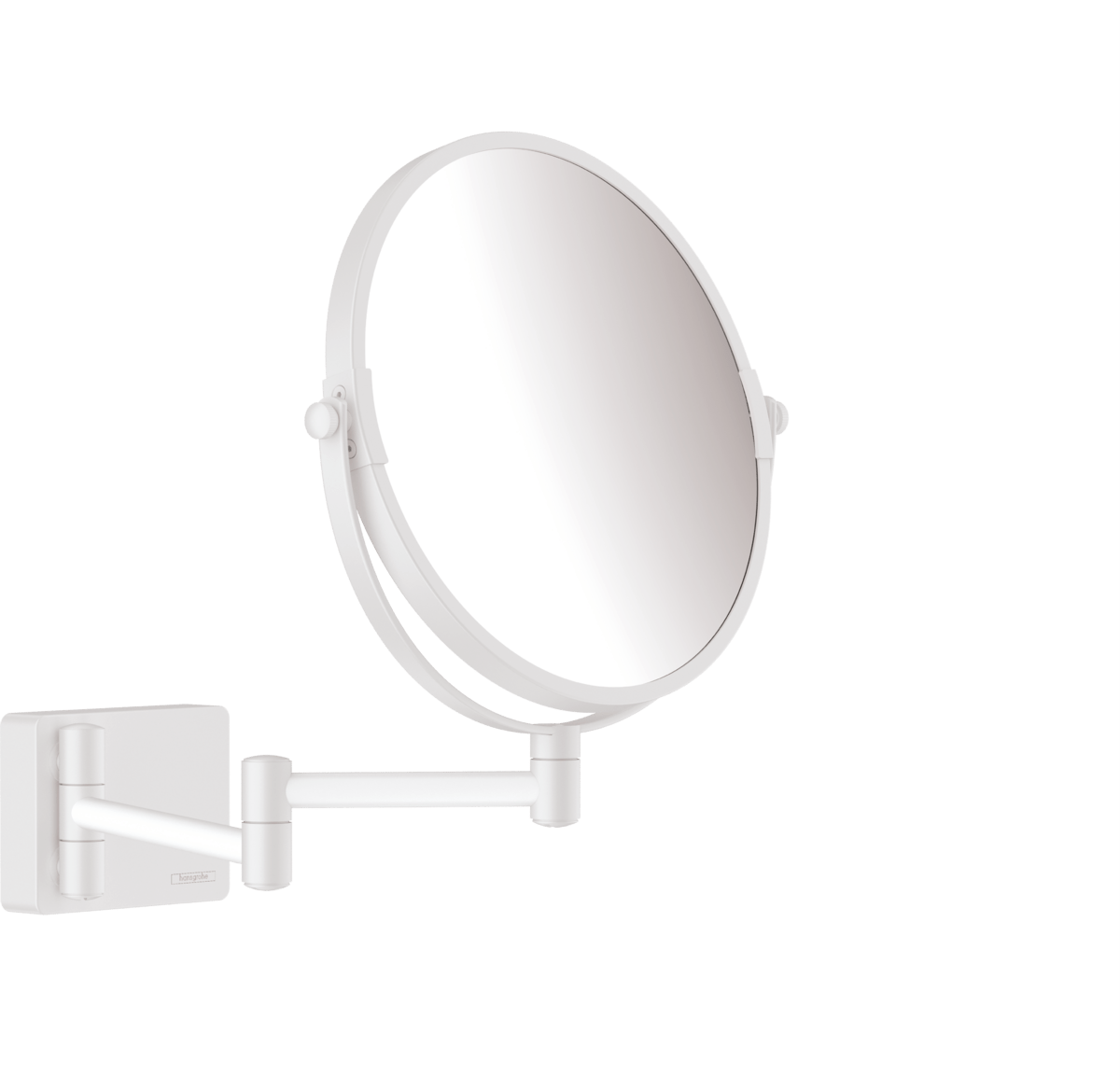 Hansgrohe Addstoris Shaving Mirror - Matt White - 41791700 - TAP 'N' SHOWER
