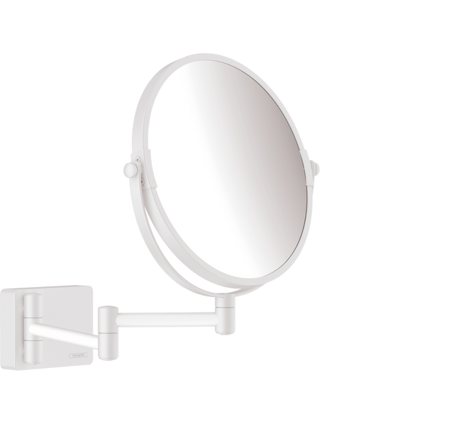 Hansgrohe Addstoris Shaving Mirror - Matt White - 41791700 - TAP 'N' SHOWER