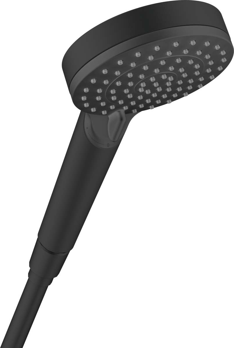 Hansgrohe Vernis Blend Hand Shower 100 Vario Ecosmart - Matt Black - 26340670 - TAP 'N' SHOWER