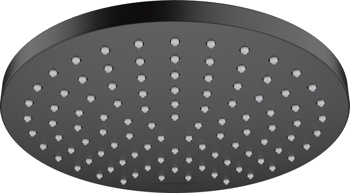 Hansgrohe Vernis Blend Overhead Shower 200 1jet Ecosmart - Matt Black - 26277670 - TAP 'N' SHOWER
