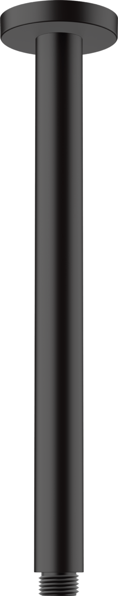 Hansgrohe Vernis Blend Ceiling Connector 300 mm - Matt Black - 27805670 - TAP 'N' SHOWER