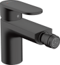 Hansgrohe Vernis Blend Single Lever Bidet Mixer With Pop - up Waste Set - Matt Black - 71210670 - TAP 'N' SHOWER