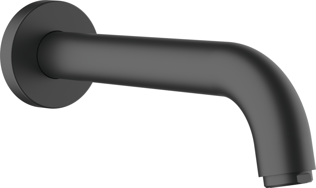 Hansgrohe Vernis Blend Bath Spout - Matt Black - 71420670 - TAP 'N' SHOWER