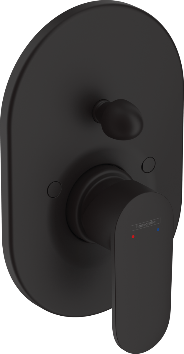 Hansgrohe Vernis Blend Single Lever Bath Mixer For Concealed Installation - Matt Black - 71449670 - TAP 'N' SHOWER