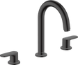 Hansgrohe Vernis Blend 3 - hole Basin Mixer with Pop - up Waste Set - Matt Black - 71553670 - TAP 'N' SHOWER