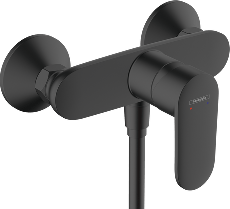Hansgrohe Vernis Blend Single Lever Shower Mixer For Exposed Installation - Matt Black - 71640670 - TAP 'N' SHOWER