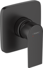 Hansgrohe Vernis Shape Single Lever Shower Mixer For Concealed Installation - Matt Black - 71658670 - TAP 'N' SHOWER