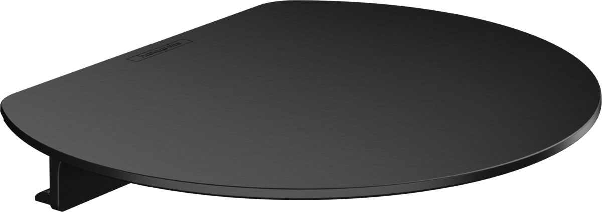 Hansgrohe Wallstoris Shelf - Matt Black - 27915670 - TAP 'N' SHOWER