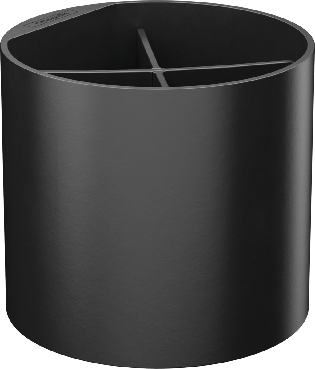 Hansgrohe Wallstoris Tumbler - Matt Black - 27921670 - TAP 'N' SHOWER