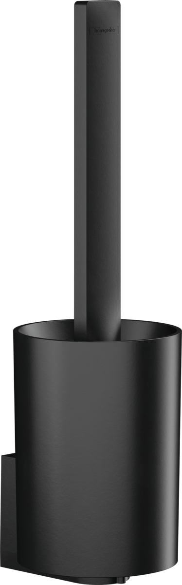 Hansgrohe Wallstoris Toilet Brush Holder - Matt Black - 27927670 - TAP 'N' SHOWER