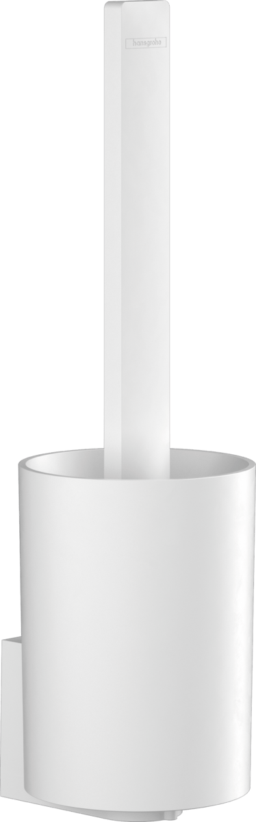 Hansgrohe Wallstoris Toilet Brush Holder - Matt White - 27927700 - TAP 'N' SHOWER