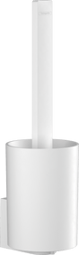 Hansgrohe Wallstoris Toilet Brush Holder - Matt White - 27927700 - TAP 'N' SHOWER