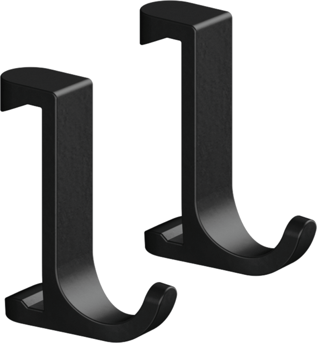 Hansgrohe Wallstoris Towel Hook Slim - Matt Black - 27929670 - TAP 'N' SHOWER