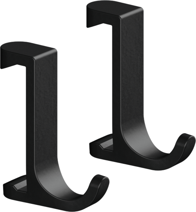 Hansgrohe Wallstoris Towel Hook Slim - Matt Black - 27929670 - TAP 'N' SHOWER