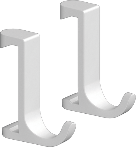 Hansgrohe Wallstoris Towel Hook Slim - Matt White - 27929700 - TAP 'N' SHOWER