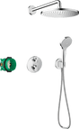 Hansgrohe Croma Shower System 280 1jet with EcoStat S - Chrome - 27954000 - TAP 'N' SHOWER
