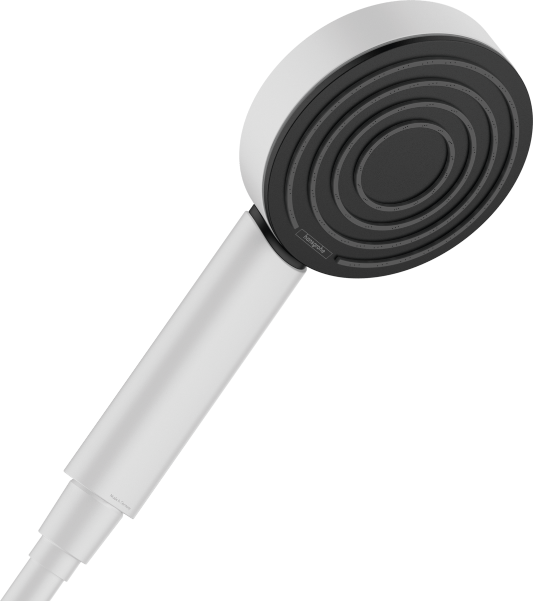 Hansgrohe Pulsify S Hand Shower 105 1jet - Matt White - 24120700 - TAP 'N' SHOWER