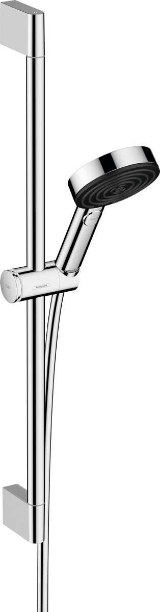 Hansgrohe Pulsify Select S Shower Set 105 3jet Relaxation Ecosmart With Shower Bar 65 Cm - Chrome - 24161000 - TAP 'N' SHOWER