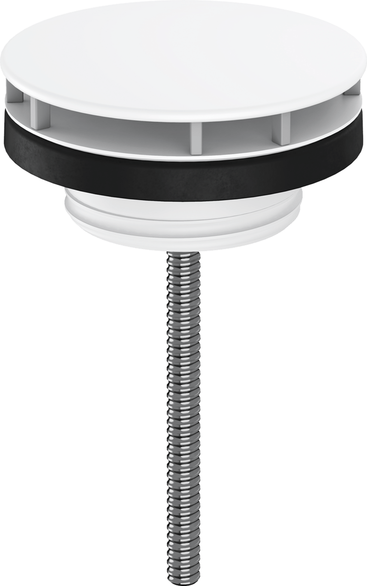 Hansgrohe Waste Set Non - closing For Washbasins - Matt White - 50001700 - TAP 'N' SHOWER