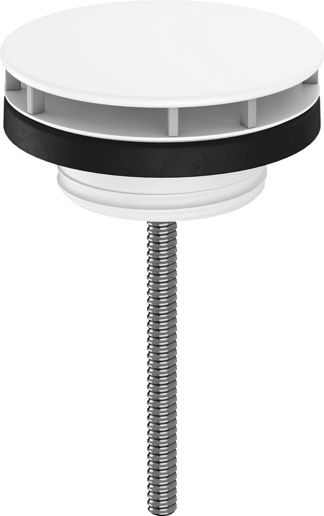 Hansgrohe Waste Set Non - closing For Washbasins - Matt White - 50001700 - TAP 'N' SHOWER