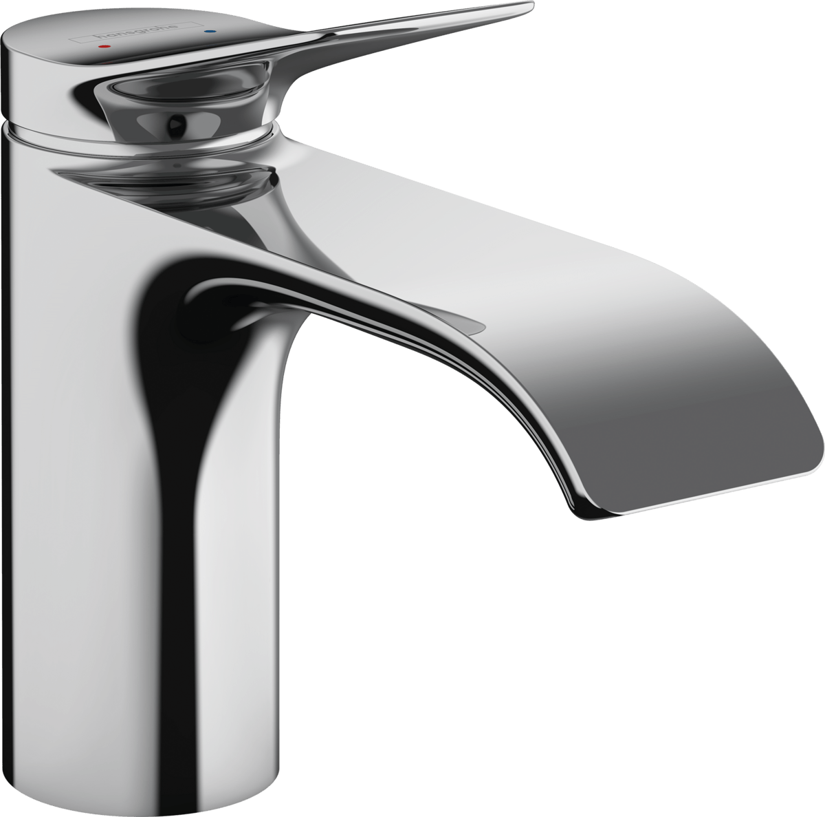 Hansgrohe Vivenis Single Lever Basin Mixer 80 With Pop - up Waste Set - Chrome - 75010000 - TAP 'N' SHOWER