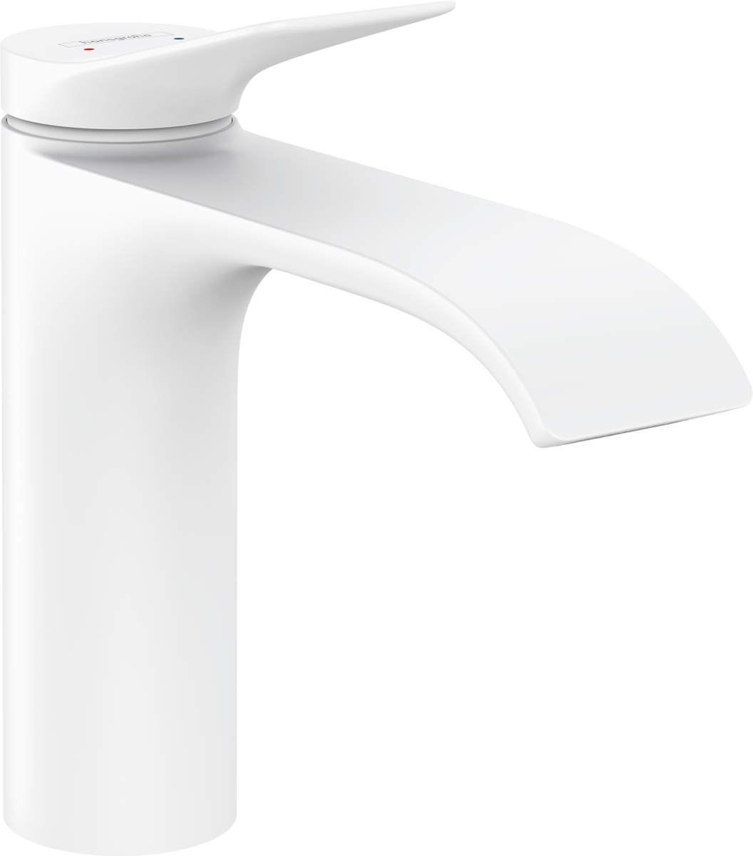Hansgrohe Vivenis Single Lever Basin Mixer 110 Without Waste Set - Matt White - 75022700
