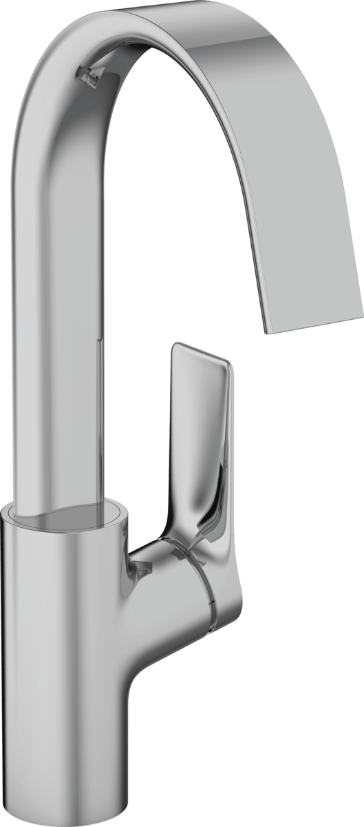 Hansgrohe Vivenis Single Lever Basin Mixer 210 With Swivel Spout And Pop - up Waste Set - Chrome - 75030000 - TAP 'N' SHOWER