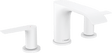 Hansgrohe Vivenis 3 - hole Basin Mixer 90 With Pop - up Waste Set - Matt White - 75033700 - TAP 'N' SHOWER