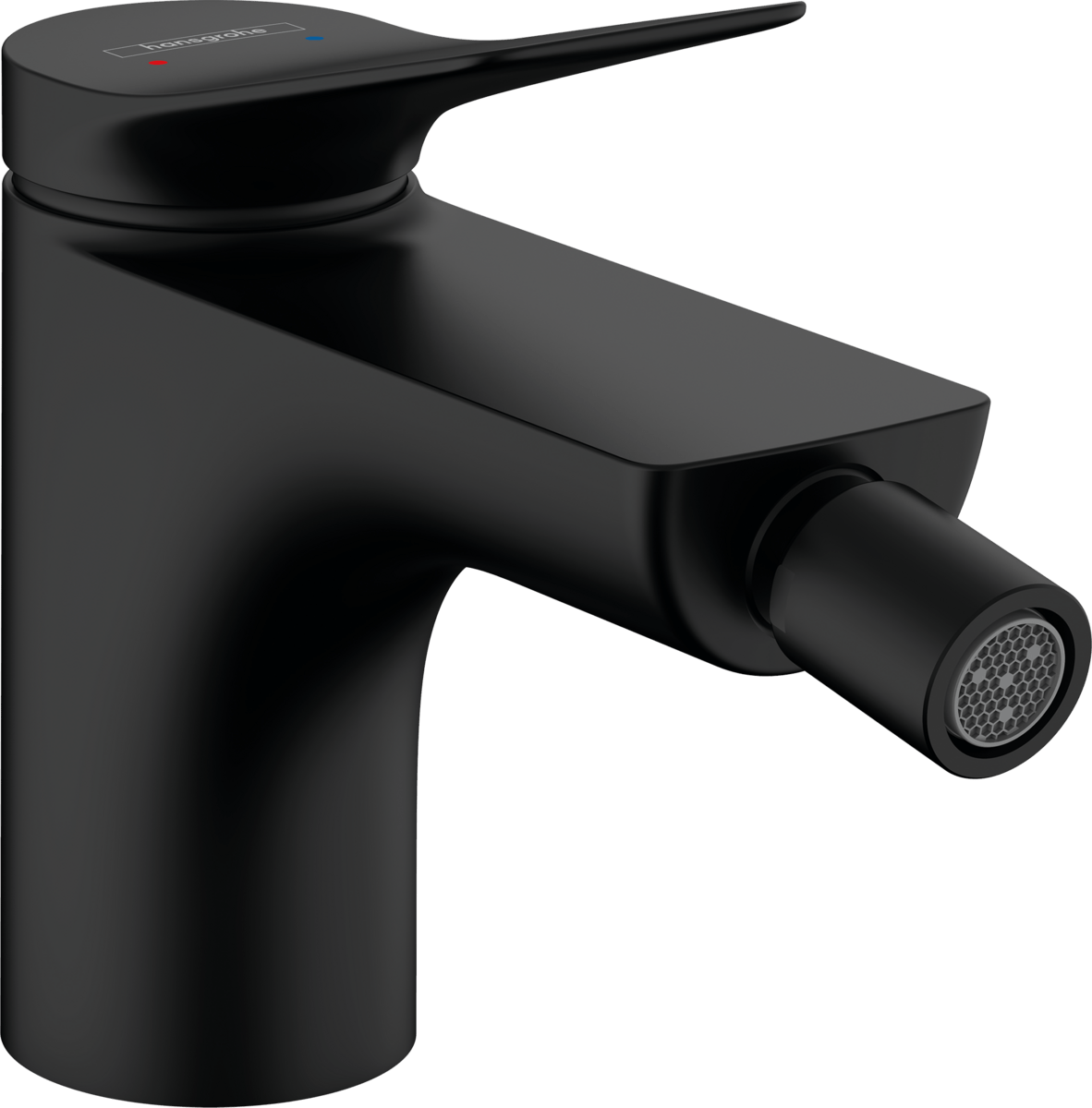 Hansgrohe Vivenis Single Lever Bidet Mixer With Pop - up Waste Set - Matt Black - 75200670 - TAP 'N' SHOWER