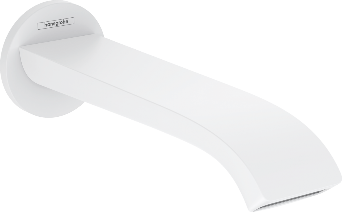 Hansgrohe Vivenis Bath Spout - Matt White - 75410700 - TAP 'N' SHOWER