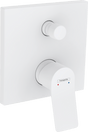 Hansgrohe Vivenis Single Lever Bath Mixer For Concealed Installation - Matt White - 75415700 - TAP 'N' SHOWER