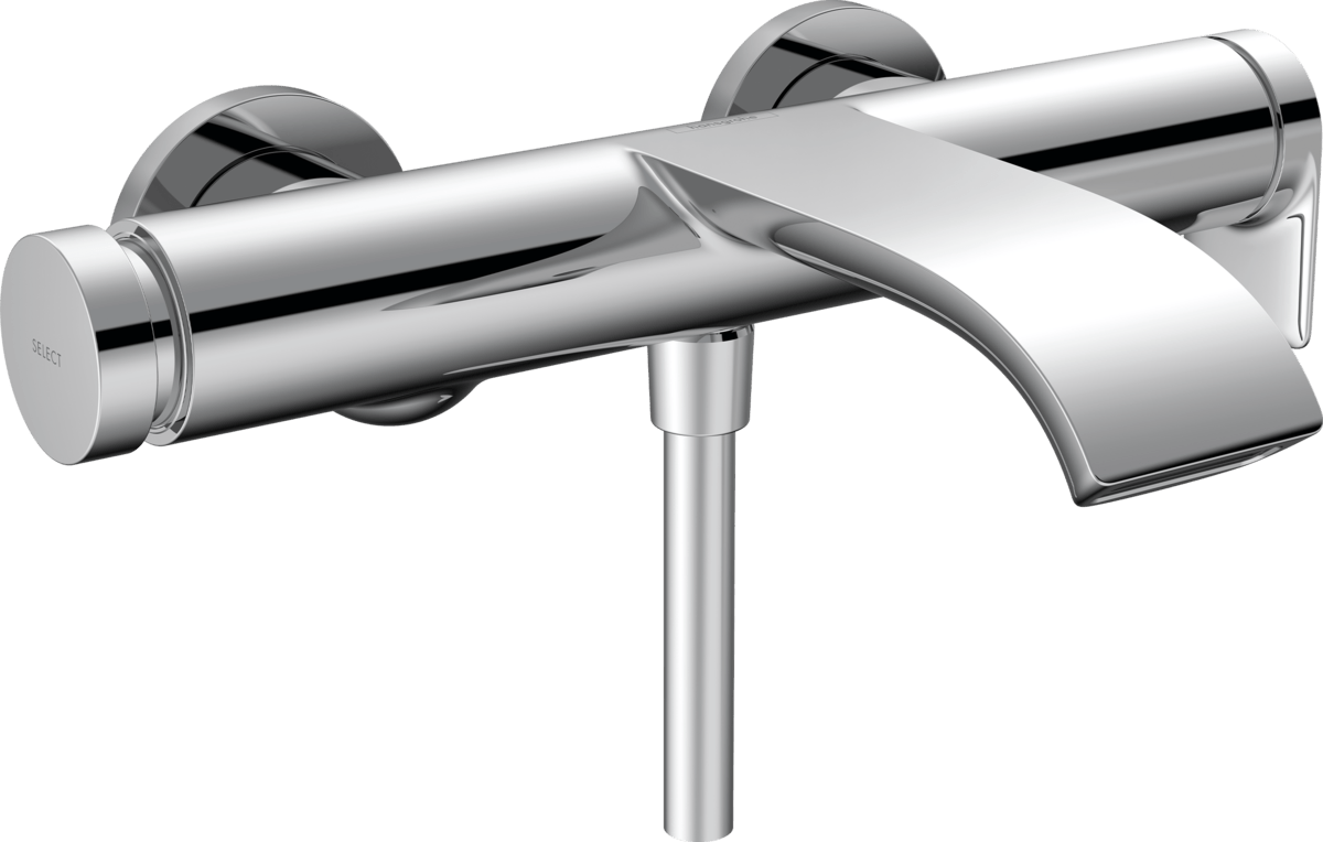 Hansgrohe Vivenis Single Lever Bath Mixer For Exposed Installation - Chrome - 75420000 - TAP 'N' SHOWER