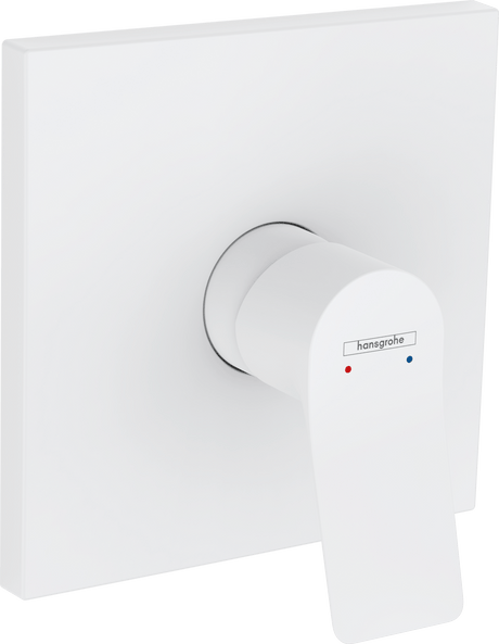Hansgrohe Vivenis Single Lever Shower Mixer For Concealed Installation - Matt White - 75615700 - TAP 'N' SHOWER