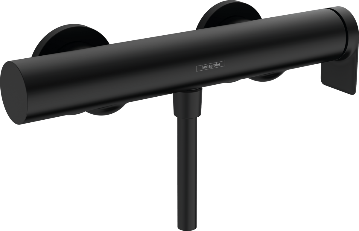 Hansgrohe Vivenis Single Lever Shower Mixer For Exposed Installation - Matt Black - 75620670 - TAP 'N' SHOWER