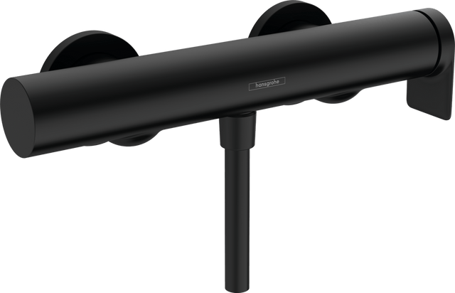 Hansgrohe Vivenis Single Lever Shower Mixer For Exposed Installation - Matt Black - 75620670 - TAP 'N' SHOWER