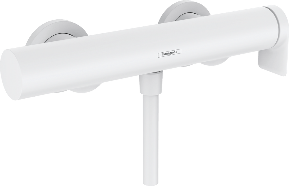 Hansgrohe Vivenis Single Lever Shower Mixer For Exposed Installation - Matt White - 75620700 - TAP 'N' SHOWER