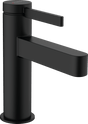 Hansgrohe Finoris Single Lever Basin Mixer 100 With Push - open Waste Set - Matt Black - 76010670 - TAP 'N' SHOWER