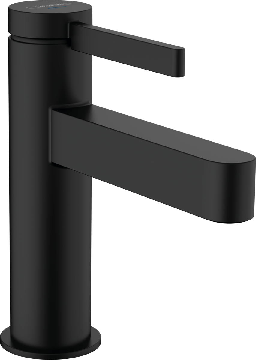 Hansgrohe Finoris Pillar Tap 100 For Cold Water without Waste Set - Matt Black - 76013670 - TAP 'N' SHOWER