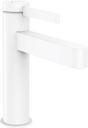 Hansgrohe Finoris Single Lever Basin Mixer 110 with Push - open Waste Set - Matt White - 76023700 - TAP 'N' SHOWER