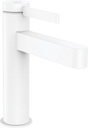Hansgrohe Finoris Single Lever Basin Mixer 110 Coolstart With Push - open Waste Set - Matt White - 76024700 - TAP 'N' SHOWER