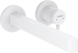 Hansgrohe Finoris Single Lever Basin Mixer For Concealed Installation Wall - mounted With Spout 228mm - Matt White - 76050700 - TAP 'N' SHOWER