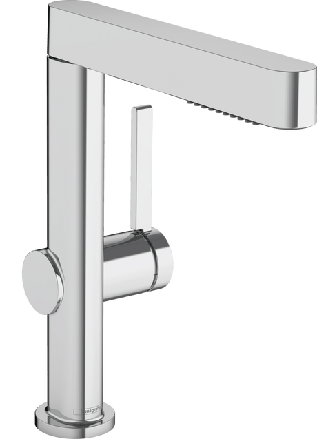 Hansgrohe Finoris Single Lever Basin Mixer 230 with Pull - out Spray 2jet And Push - open Waste Set - Chrome - 76063000 - TAP 'N' SHOWER