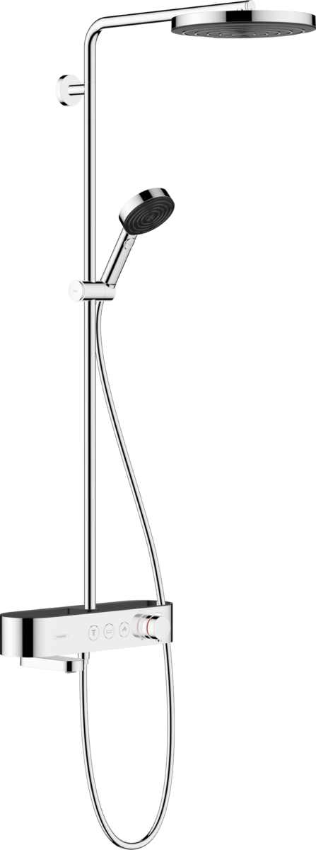 Hansgrohe Pulsify S Showerpipe 260 1jet With Bath Thermostat Showertablet 400 - Chrome - 24230000 - TAP 'N' SHOWER